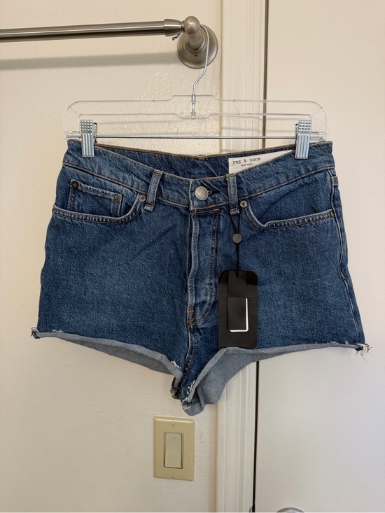 rag & bone Pants - NWT rag & bone Maya High Rise Hot Shorts Rye Harbor Size 27